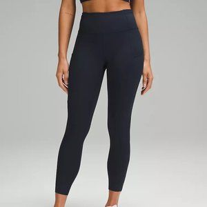 Lululemon Fast & Free High-Rise Tight 25" size 10 Navy
